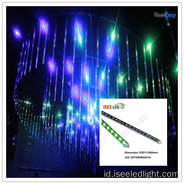 Lampu musik DMX 3D LED Tube 1M